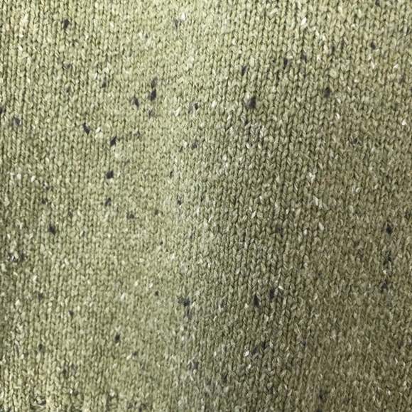 Brina & Em Spring Green Cotton Sweater with White Collar Shirt Underlay Size S - Picture 6 of 6